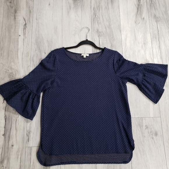 (1)Max Studio Blue Top Size M - Picture 2 of 9